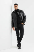 Veste en Cuir Zippée Grande Taille  COOLANDBAG