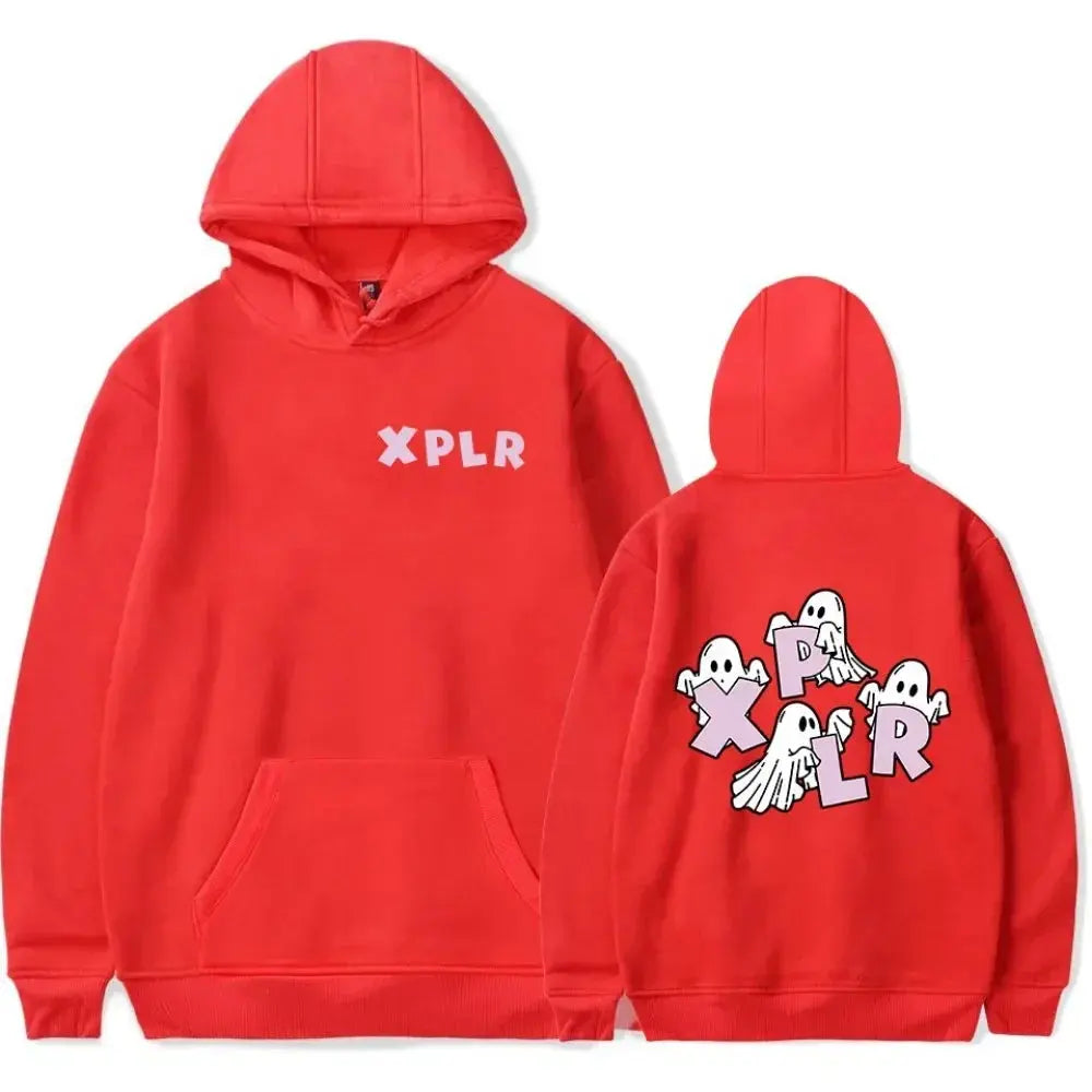 XPLR Sam et Colby Ghost Merch Sweats à capuche unisexes Vêtements décontractés Sweats à capuche pour hommes et femmes  COOLANDBAG
