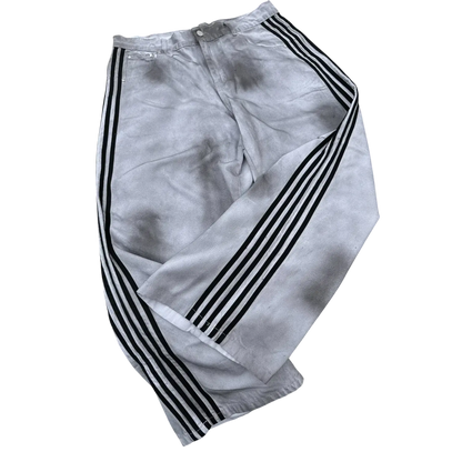 Y2K Baggy Jeans haute qualité brodé rayé Harajuku pantalons de survêtement hommes femmes Hip Hop streetwear décontracté jambe large Denim pantalon  COOLANDBAG