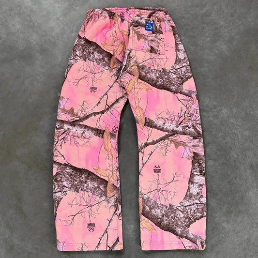 Y2K – pantalon de Camouflage tendance pour homme, gothique, rétro, branche, unisexe, Streetwear, Style américain, rue, ample, droit, survêtement  COOLANDBAG