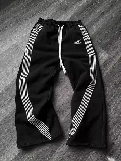 Y2k brodé noir gris pantalons décontractés camouflage fonctionnel tactique fonctionnel hommes femmes Premium Jogging cordon pantalons de survêtement  COOLANDBAG