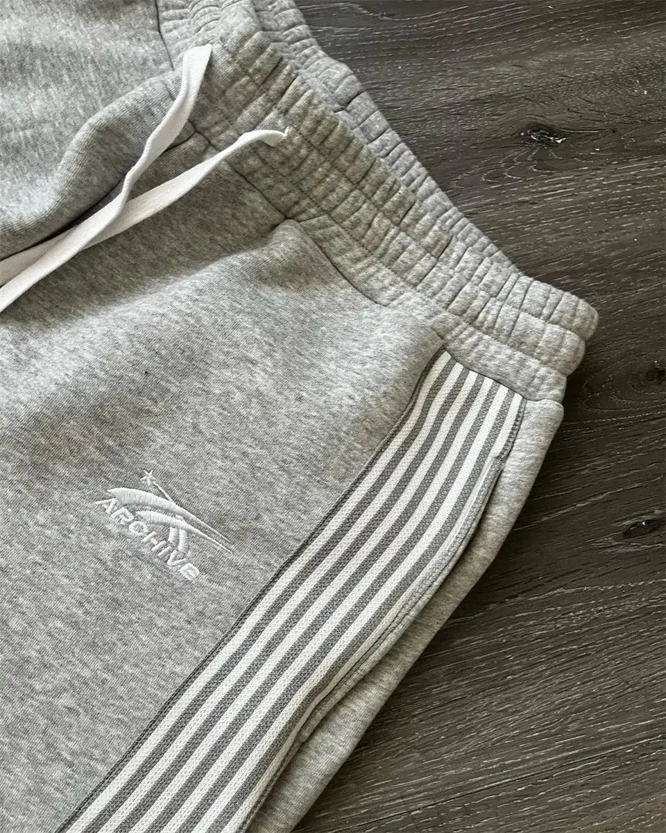 Y2k brodé noir gris pantalons décontractés camouflage fonctionnel tactique fonctionnel hommes femmes Premium Jogging cordon pantalons de survêtement  COOLANDBAG
