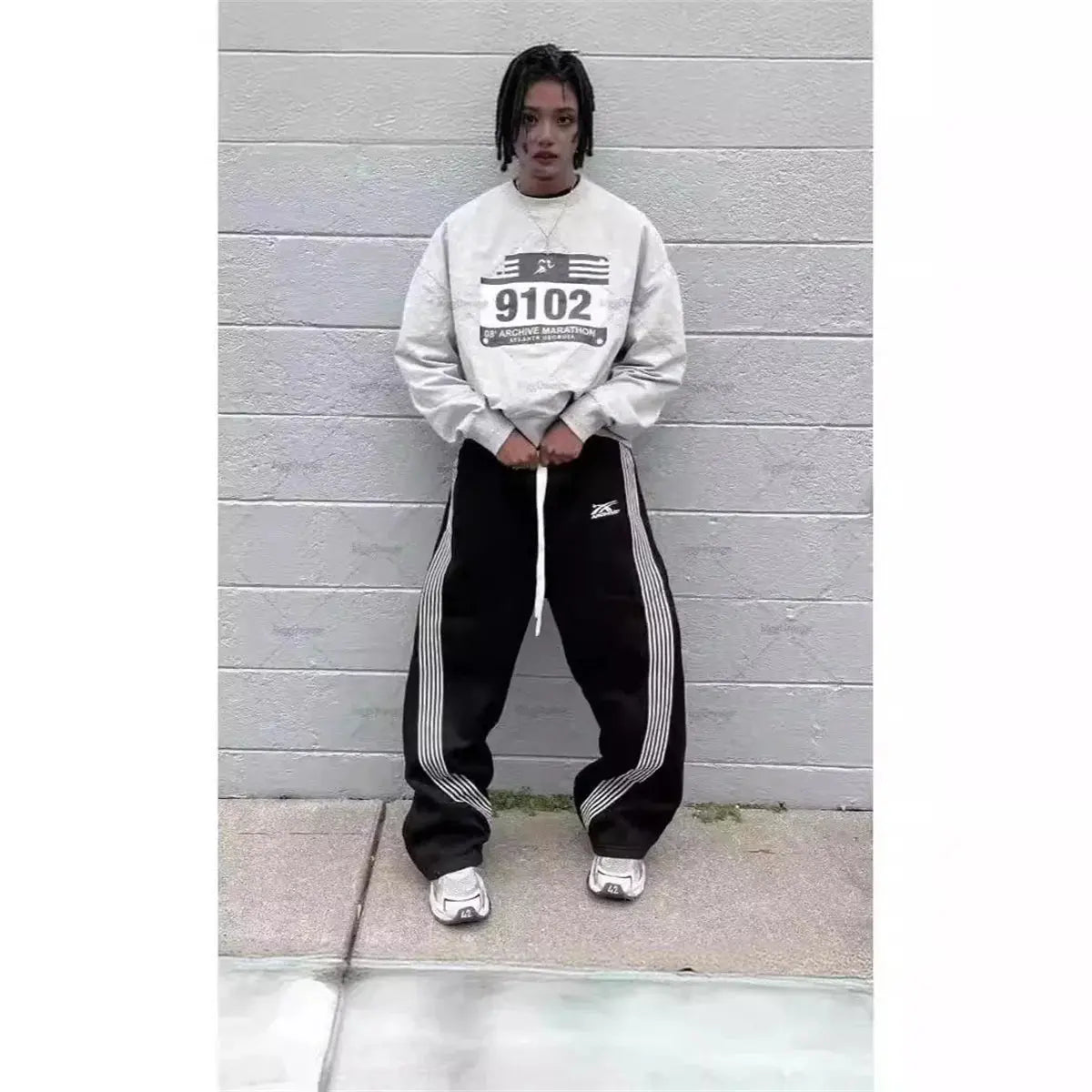 Y2k brodé noir gris pantalons décontractés camouflage fonctionnel tactique fonctionnel hommes femmes Premium Jogging cordon pantalons de survêtement  COOLANDBAG