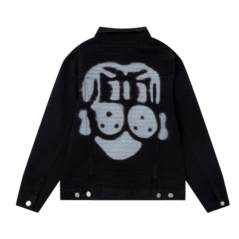 GIVENCHY| Givenchy x Chito 4G Denim Jacket Dog Tag Print